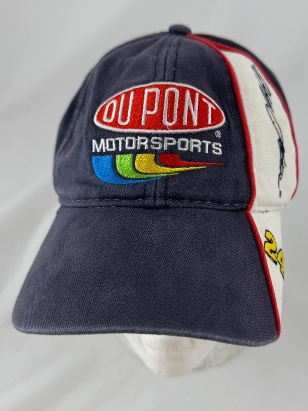 Dupont Motorsports Navy And White Racing Cap